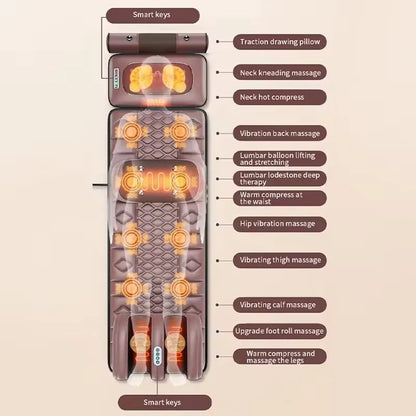 Full Body Massage Mattress with Heat & Vibration